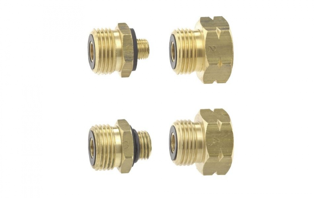 Eurooppa kaasuadapterisarja ryhmässä Matkailuvaunu & Matkailuauto / Kaasu & Tarvikkeet / Kaasuliitokset @ Campmarket (83722)