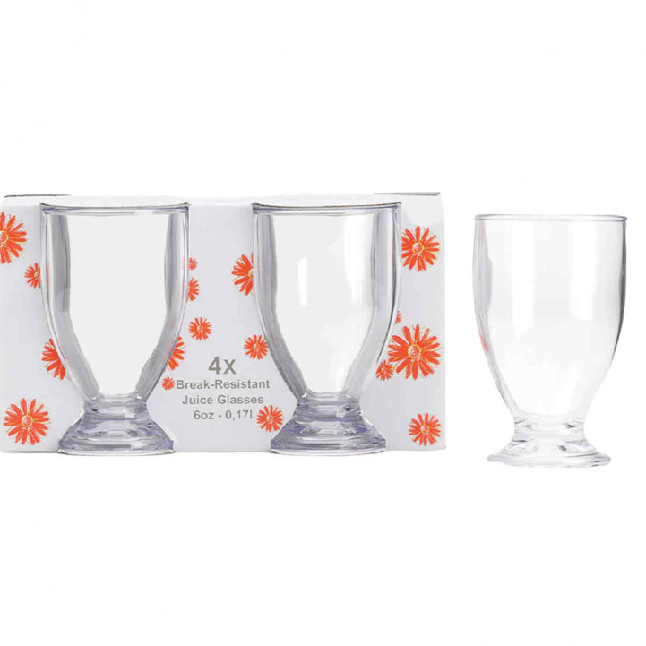 Flamefield Mehulasi Kirkas 4 kpl ryhmässä Kotitalous & Keittiö / Lasit & Mukit / Juomalasit @ Campmarket (83814)