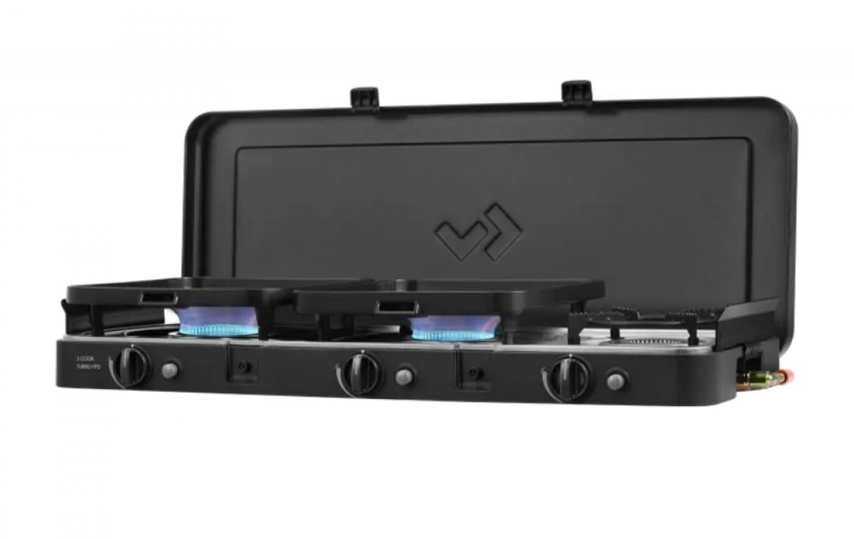 Cadac Kaasuliesi 3-Cook Turbo FFD Deluxe ryhmässä Kotitalous & Keittiö / Keittiölaitteet / Kaasuliedet @ Campmarket (83820)