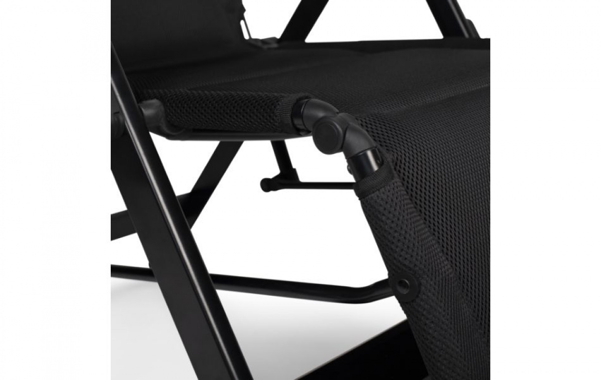 Dometic Gardina Aurinkotuoli Musta ryhmässä Retkeilykalusteet / Tuolit / Muut Tuolit @ Campmarket (83895)