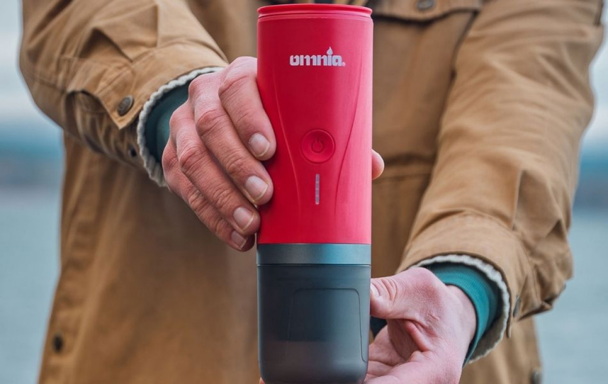 Omnia Espressokone On The Go ryhmässä Kotitalous & Keittiö / Keittiölaitteet / Kahvin- / Vedenkeitin @ Campmarket (83980)