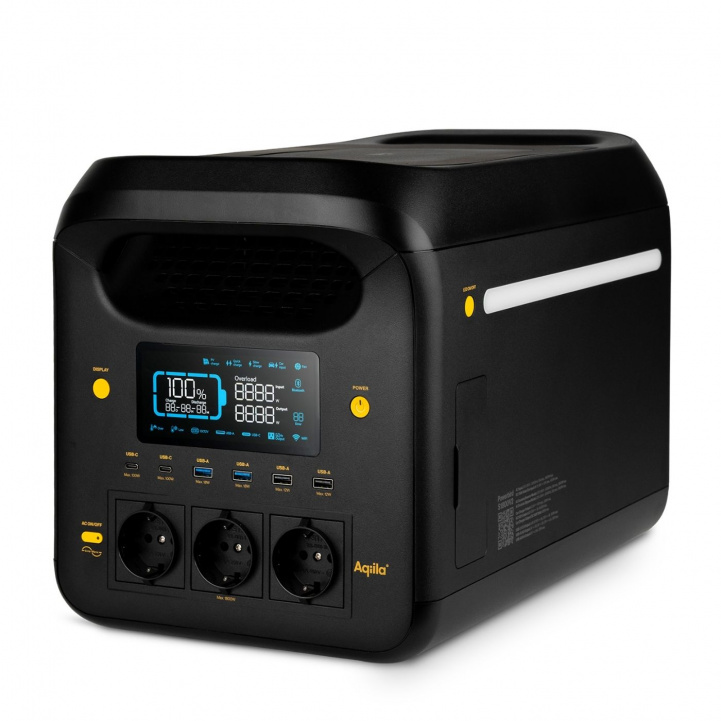 Aqiila Powerbird Powerstation S1800V2 ryhmässä Matkailuvaunu & Matkailuauto / Elektroniikka / Sähkökeskukset & Sähkögeneraattorit / Voimalaitokset @ Campmarket (83998)