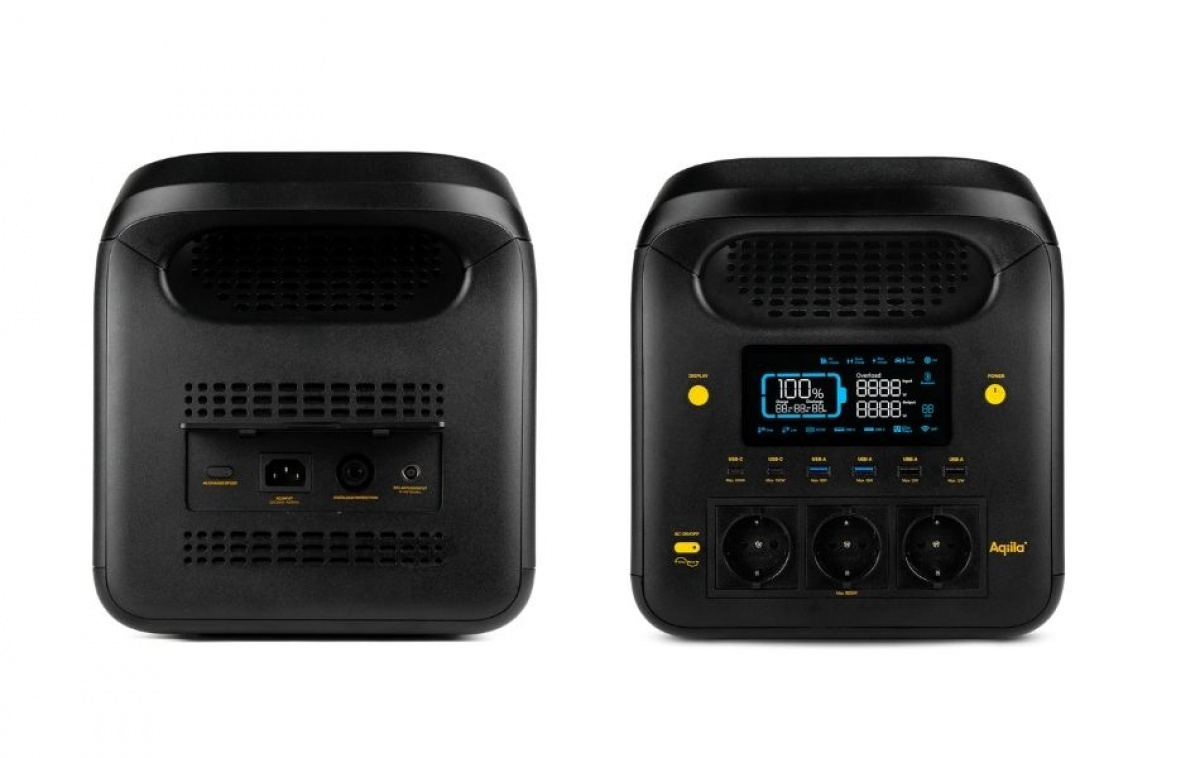 Aqiila Powerbird Powerstation S1800V2 ryhmässä Matkailuvaunu & Matkailuauto / Elektroniikka / Sähkökeskukset & Sähkögeneraattorit / Voimalaitokset @ Campmarket (83998)