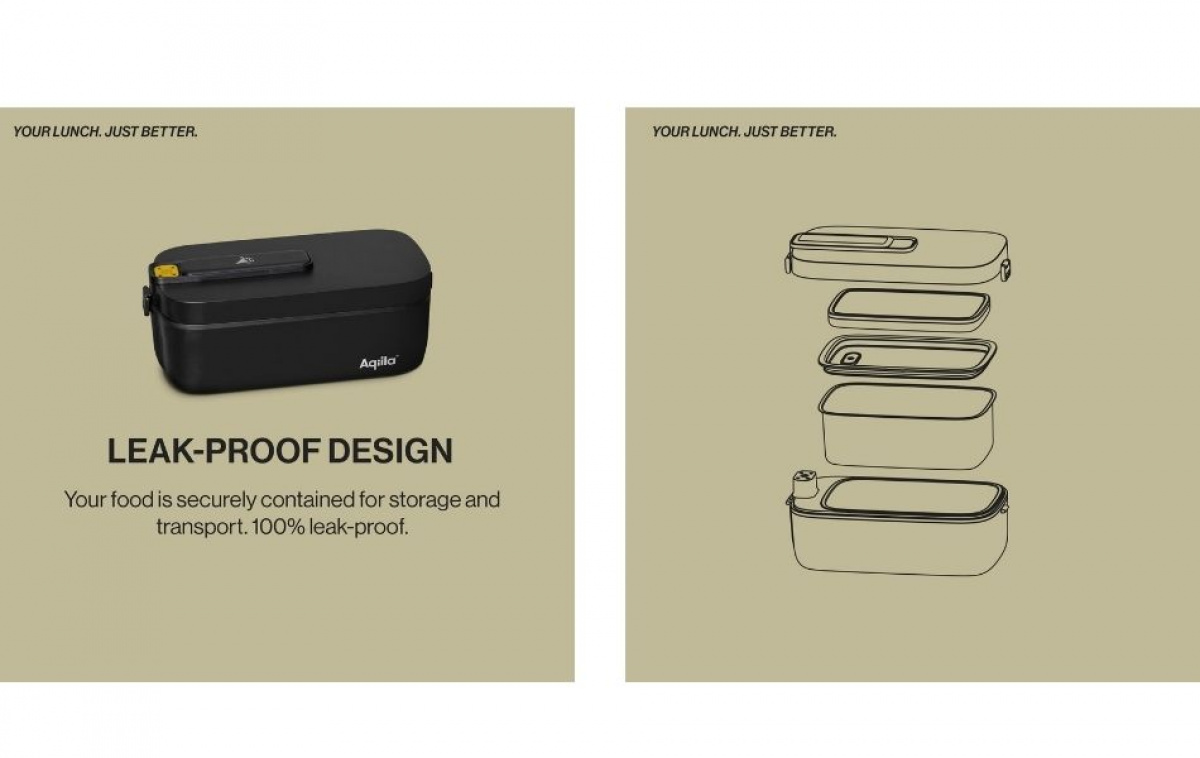 Aqiila Foodbird Ladattava Lämmitettävä ja Jäädytettävä Eväsrasia PL5 ryhmässä Outdoor / Leirintäkeittiöt & Ruoanlaitto Välineet @ Campmarket (84007)