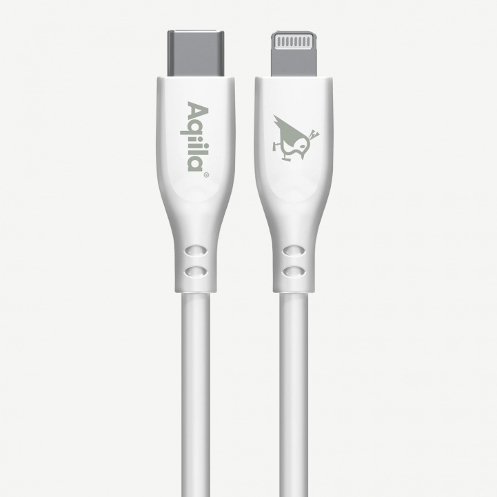 Aqiila Cablebird Latauskaapeli USB C-Lighting 30W Valkoinen ryhmässä Muut Tuotteet / Tarvikkeet Puhelimeen & Tablettiin @ Campmarket (84011)