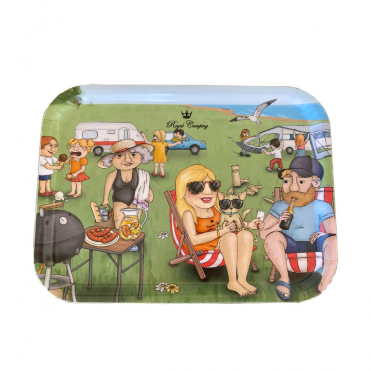 Royal Camping Tarjotin Vacation 27x20cm ryhmässä Kotitalous & Keittiö / Tarjoilu / Tarjottimet @ Campmarket (84083)