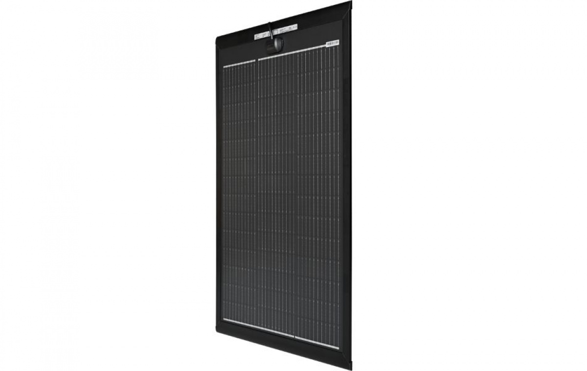 GoCamp Aurinkopaneeli Premium Shingled Musta 120W ryhmässä Matkailuvaunu & Matkailuauto / Elektroniikka / Aurinkopaneelit @ Campmarket (84087)