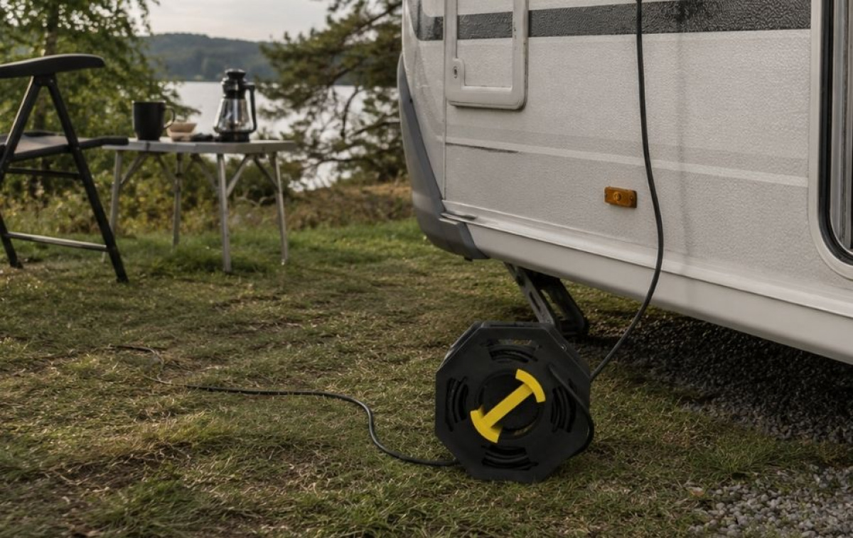 Campmaster Tyhjä Kaapelikela ryhmässä Matkailuvaunu & Matkailuauto / Elektroniikka / Liitäntäkaapelit @ Campmarket (84170)