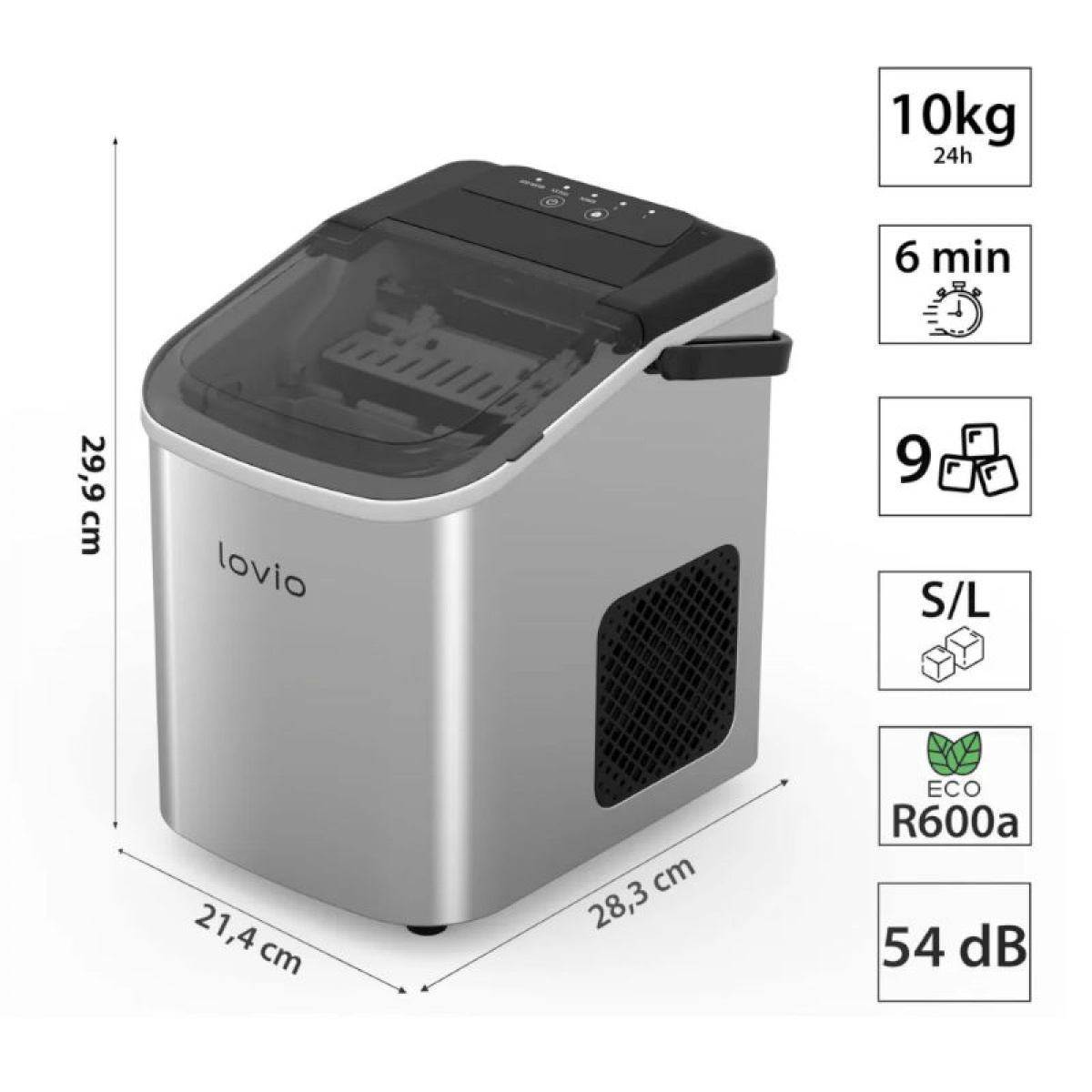 Lovio Jääkone Crystal Ice ryhmässä Matkailuvaunu & Matkailuauto / Lämmitys & Ilmastointi / Jääkaapit & Kylmälaukut / Muut jääkaapit/pakastimet @ Campmarket (84291)