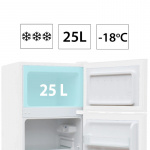 Manta Jääkaappi ja Pakastin 88L Valkoinen