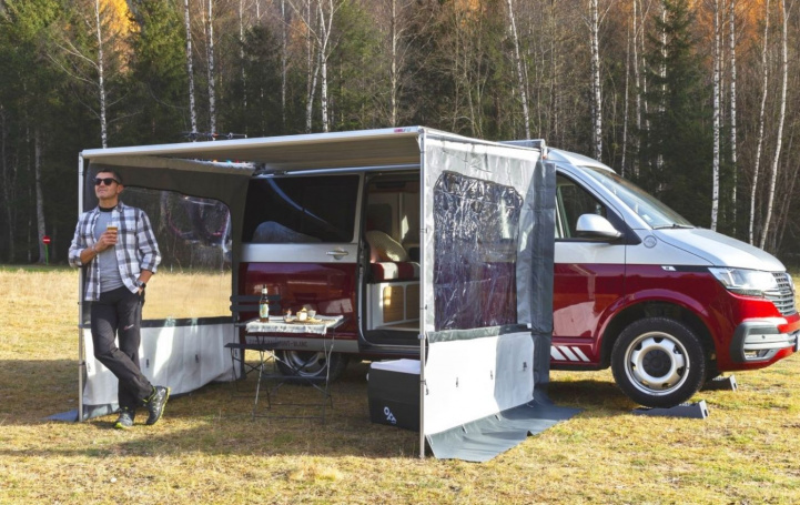 Fiamma Side W Pro F45/F80 ryhmässä Etuteltat & Markiisit / Markiisit / Matkailuauto Markiisit / Fiamma / Sivut / Etupaneelit @ Campmarket (84657)