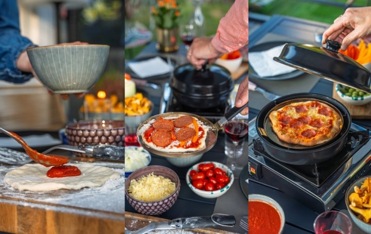 Omnia Stovetop Pizzauuni ryhmässä Kotitalous & Keittiö / Keittiötarvikkeet / Keittiötarvikkeet @ Campmarket (84740)