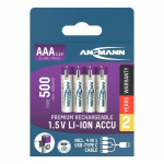 Ansmann Ladattavat Paristot AAA 4-pack