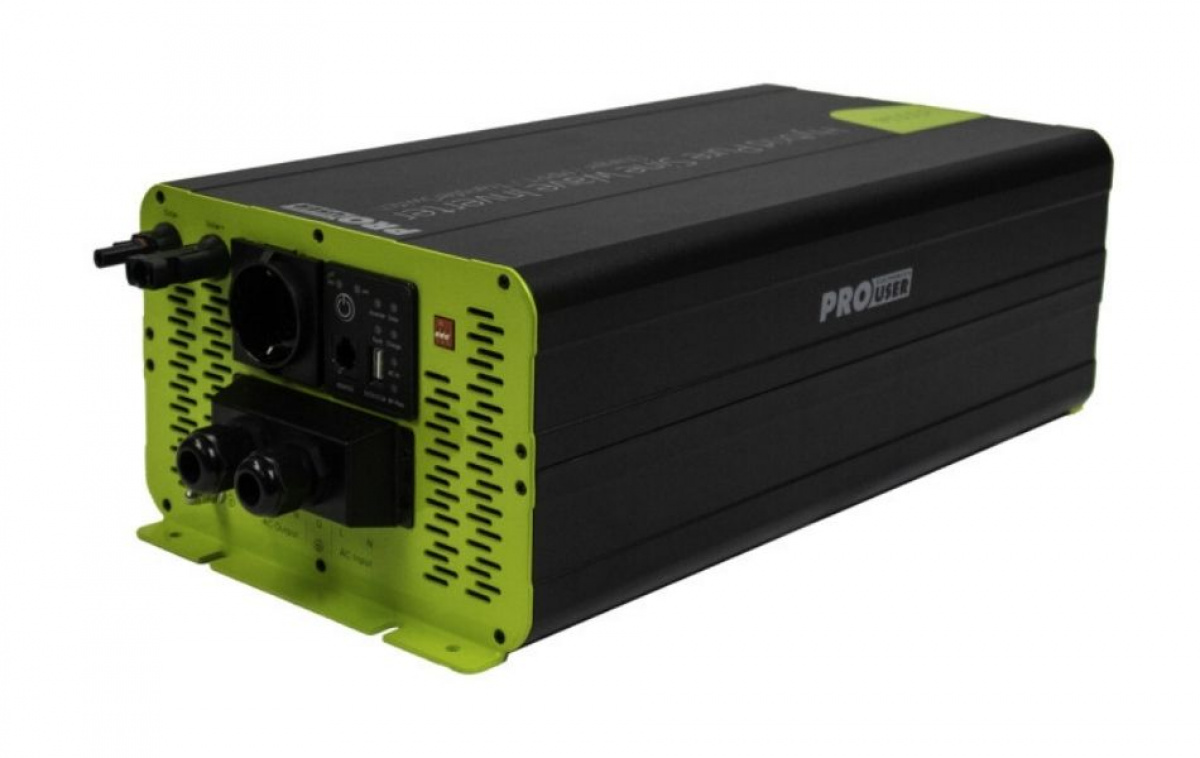 Pro-User PSI1500TX 3in1 Invertteri/Laturi/Säädin ryhmässä Matkailuvaunu & Matkailuauto / Elektroniikka / Akut & Muuntimet / Invertteri & Muunnin / Muunnin 12V – 230V @ Campmarket (85008)