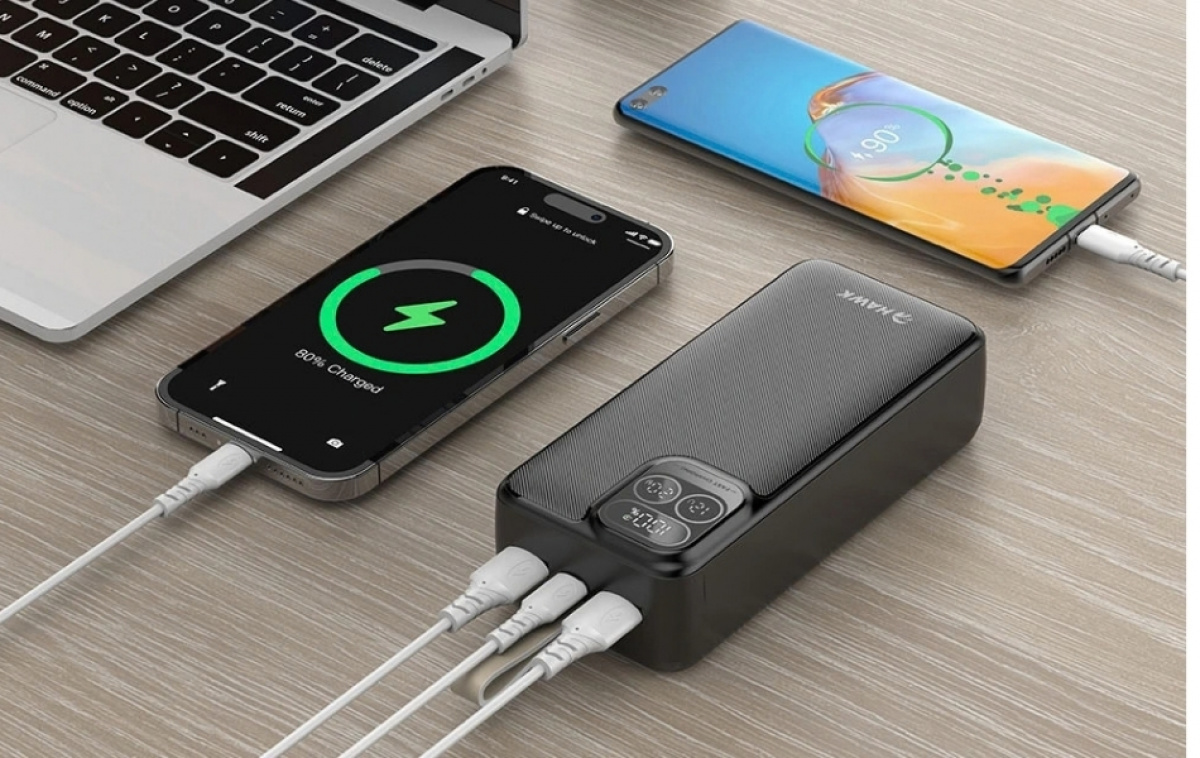 Hawk Powerbank 30000mAh ryhmässä Matkailuvaunu & Matkailuauto / Elektroniikka / Älykkäät Apuvälineet @ Campmarket (85012)